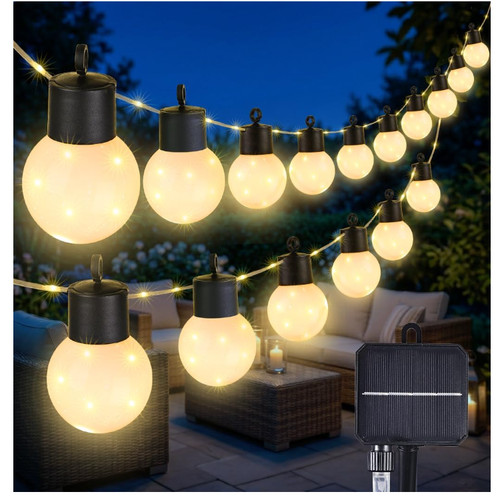 Solar lichterkette aussen 8m - solar, 6,8m